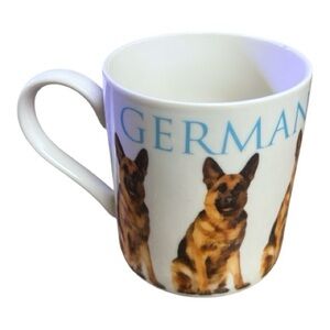 The Leonardo Collection Fine China German Shepherd Dog Mug EUC